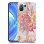 חמניות מוזרה סגולה כיסוי מגן קשיח מעוצב ל Xiaomi Mi 11 Lite יחידה אחת סקרין מובייל