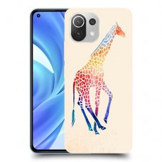 קשת ג 'ירפה כיסוי מגן קשיח מעוצב ל Xiaomi Mi 11 Lite יחידה אחת סקרין מובייל