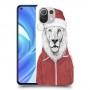 סנטה אריה כיסוי מגן קשיח מעוצב ל Xiaomi Mi 11 Lite יחידה אחת סקרין מובייל