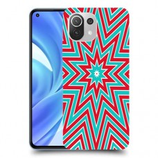 צבעי שלג כיסוי מגן קשיח מעוצב ל Xiaomi Mi 11 Lite יחידה אחת סקרין מובייל
