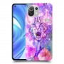חתול מושלג כיסוי מגן קשיח מעוצב ל Xiaomi Mi 11 Lite יחידה אחת סקרין מובייל