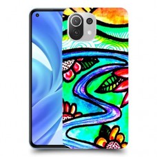 ויטראז 'תמונה כיסוי מגן קשיח מעוצב ל Xiaomi Mi 11 Lite יחידה אחת סקרין מובייל