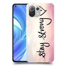 הישאר חזק כיסוי מגן קשיח מעוצב ל Xiaomi Mi 11 Lite יחידה אחת סקרין מובייל