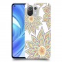 חמניות בלבן כיסוי מגן קשיח מעוצב ל Xiaomi Mi 11 Lite יחידה אחת סקרין מובייל