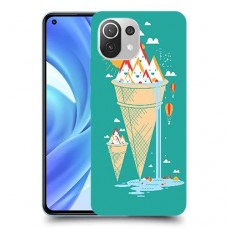גלידה סאני כיסוי מגן קשיח מעוצב ל Xiaomi Mi 11 Lite יחידה אחת סקרין מובייל
