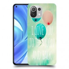 עד הירח ובחזרה כיסוי מגן קשיח מעוצב ל Xiaomi Mi 11 Lite יחידה אחת סקרין מובייל