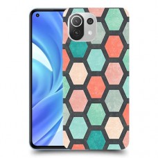 חלת דבש הונבד כיסוי מגן קשיח מעוצב ל Xiaomi Mi 11 Lite יחידה אחת סקרין מובייל
