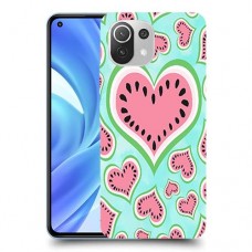 אבטיח אהבה כיסוי מגן קשיח מעוצב ל Xiaomi Mi 11 Lite יחידה אחת סקרין מובייל