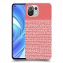 נקודות לבנות בורוד כיסוי מגן קשיח מעוצב ל Xiaomi Mi 11 Lite יחידה אחת סקרין מובייל