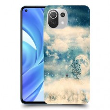 יופי חורף כיסוי מגן קשיח מעוצב ל Xiaomi Mi 11 Lite יחידה אחת סקרין מובייל