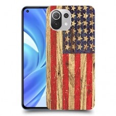 עץ ארצות הברית כיסוי מגן קשיח מעוצב ל Xiaomi Mi 11 Lite יחידה אחת סקרין מובייל