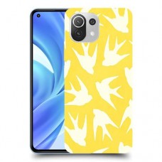 צהוב ציפור החיים כיסוי מגן קשיח מעוצב ל Xiaomi Mi 11 Lite יחידה אחת סקרין מובייל
