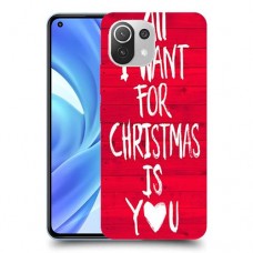 אתה עבור חג המולד כיסוי מגן קשיח מעוצב ל Xiaomi Mi 11 Lite יחידה אחת סקרין מובייל