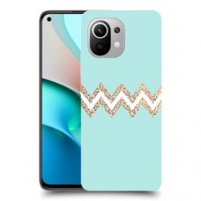 פסים בירוק כיסוי מגן קשיח מעוצב ל Xiaomi Mi 11 יחידה אחת סקרין מובייל