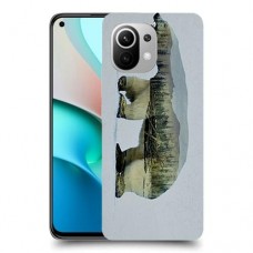 דוב לבן כיסוי מגן קשיח מעוצב ל Xiaomi Mi 11 יחידה אחת סקרין מובייל