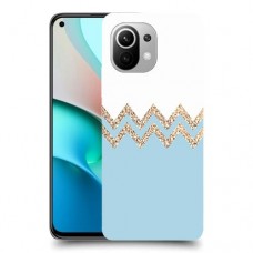 לבן כחול כיסוי מגן קשיח מעוצב ל Xiaomi Mi 11 יחידה אחת סקרין מובייל