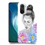 אישה בפרחים כיסוי מגן קשיח מעוצב ל Xiaomi Mi 11i יחידה אחת סקרין מובייל