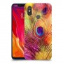 נוצת טווס כיסוי מגן קשיח מעוצב ל Xiaomi Mi 8 יחידה אחת סקרין מובייל