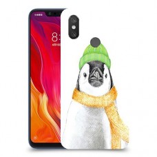 פינגווין בקור כיסוי מגן קשיח מעוצב ל Xiaomi Mi 8 יחידה אחת סקרין מובייל