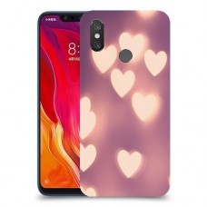 לבבות מעורפלים בחום כיסוי מגן קשיח מעוצב ל Xiaomi Mi 8 יחידה אחת סקרין מובייל