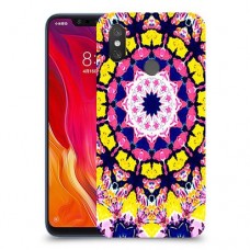 מנדלה כיסוי מגן קשיח מעוצב ל Xiaomi Mi 8 יחידה אחת סקרין מובייל