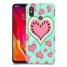 אבטיח אהבה כיסוי מגן קשיח מעוצב ל Xiaomi Mi 8 יחידה אחת סקרין מובייל