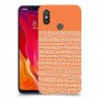 נקודות לבנות בכתום כיסוי מגן קשיח מעוצב ל Xiaomi Mi 8 יחידה אחת סקרין מובייל