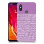 נקודות לבנות בסגול כיסוי מגן קשיח מעוצב ל Xiaomi Mi 8 יחידה אחת סקרין מובייל