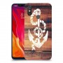עוגן מעץ כיסוי מגן קשיח מעוצב ל Xiaomi Mi 8 יחידה אחת סקרין מובייל