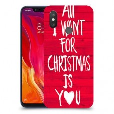 אתה עבור חג המולד כיסוי מגן קשיח מעוצב ל Xiaomi Mi 8 יחידה אחת סקרין מובייל