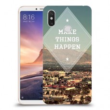 לגרום לדברים לקרות כיסוי מגן קשיח מעוצב ל Xiaomi Mi Max 3 יחידה אחת סקרין מובייל