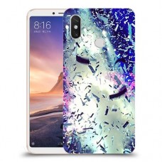 גשם מתכת כיסוי מגן קשיח מעוצב ל Xiaomi Mi Max 3 יחידה אחת סקרין מובייל