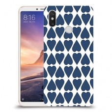 לבבות פסיפס כיסוי מגן קשיח מעוצב ל Xiaomi Mi Max 3 יחידה אחת סקרין מובייל