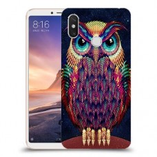 ינשוף הלילה כיסוי מגן קשיח מעוצב ל Xiaomi Mi Max 3 יחידה אחת סקרין מובייל