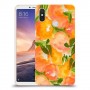 אפרסקים כתומים כיסוי מגן קשיח מעוצב ל Xiaomi Mi Max 3 יחידה אחת סקרין מובייל