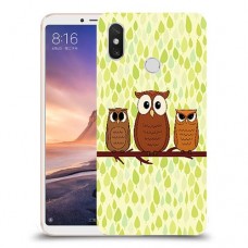 משפחת ינשוף כיסוי מגן קשיח מעוצב ל Xiaomi Mi Max 3 יחידה אחת סקרין מובייל