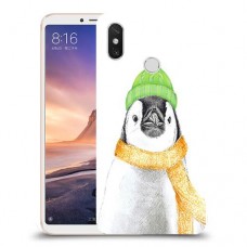 פינגווין בקור כיסוי מגן קשיח מעוצב ל Xiaomi Mi Max 3 יחידה אחת סקרין מובייל