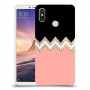 ורוד-לבן-לבן כיסוי מגן קשיח מעוצב ל Xiaomi Mi Max 3 יחידה אחת סקרין מובייל