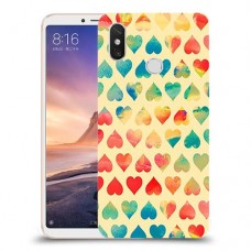 לבבות קשת כיסוי מגן קשיח מעוצב ל Xiaomi Mi Max 3 יחידה אחת סקרין מובייל
