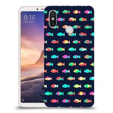 קשת בדגים כיסוי מגן קשיח מעוצב ל Xiaomi Mi Max 3 יחידה אחת סקרין מובייל