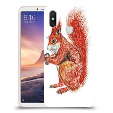 סקוור עשיר כיסוי מגן קשיח מעוצב ל Xiaomi Mi Max 3 יחידה אחת סקרין מובייל