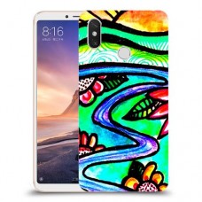 ויטראז 'תמונה כיסוי מגן קשיח מעוצב ל Xiaomi Mi Max 3 יחידה אחת סקרין מובייל