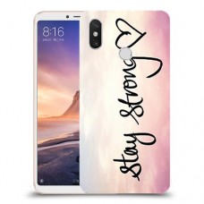 הישאר חזק כיסוי מגן קשיח מעוצב ל Xiaomi Mi Max 3 יחידה אחת סקרין מובייל