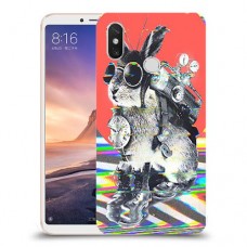 ארנבון מוזר כיסוי מגן קשיח מעוצב ל Xiaomi Mi Max 3 יחידה אחת סקרין מובייל