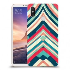פסים בצבע כיסוי מגן קשיח מעוצב ל Xiaomi Mi Max 3 יחידה אחת סקרין מובייל