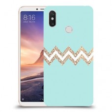 פסים בירוק כיסוי מגן קשיח מעוצב ל Xiaomi Mi Max 3 יחידה אחת סקרין מובייל
