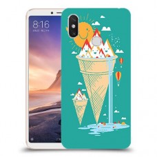 גלידה סאני כיסוי מגן קשיח מעוצב ל Xiaomi Mi Max 3 יחידה אחת סקרין מובייל