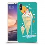 גלידה סאני כיסוי מגן קשיח מעוצב ל Xiaomi Mi Max 3 יחידה אחת סקרין מובייל