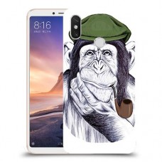 חשיבה קוף כיסוי מגן קשיח מעוצב ל Xiaomi Mi Max 3 יחידה אחת סקרין מובייל