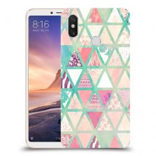 משולשים כיסוי מגן קשיח מעוצב ל Xiaomi Mi Max 3 יחידה אחת סקרין מובייל
